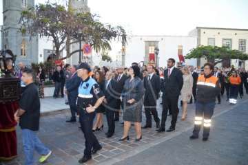 Misa y procesión de San Juan Bautista por el casco antiguo de Telde (Foto TA)